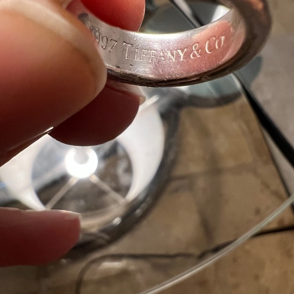 Authentic Tiffany & Co. Sterling Silver 1837 Ring - Picture 6 of 15